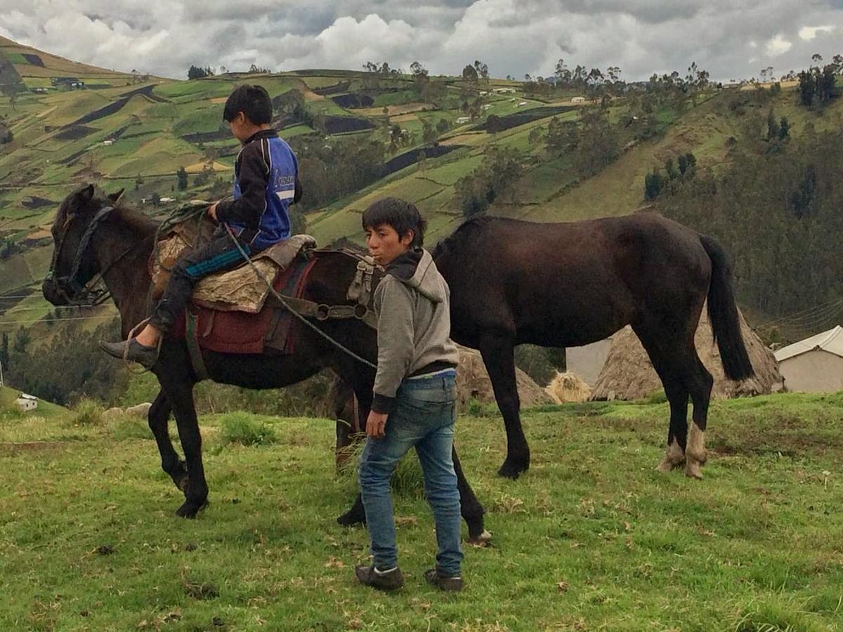 Willa Turismo Comunitario La Esperanza Hacienda Colta Zewnętrze zdjęcie